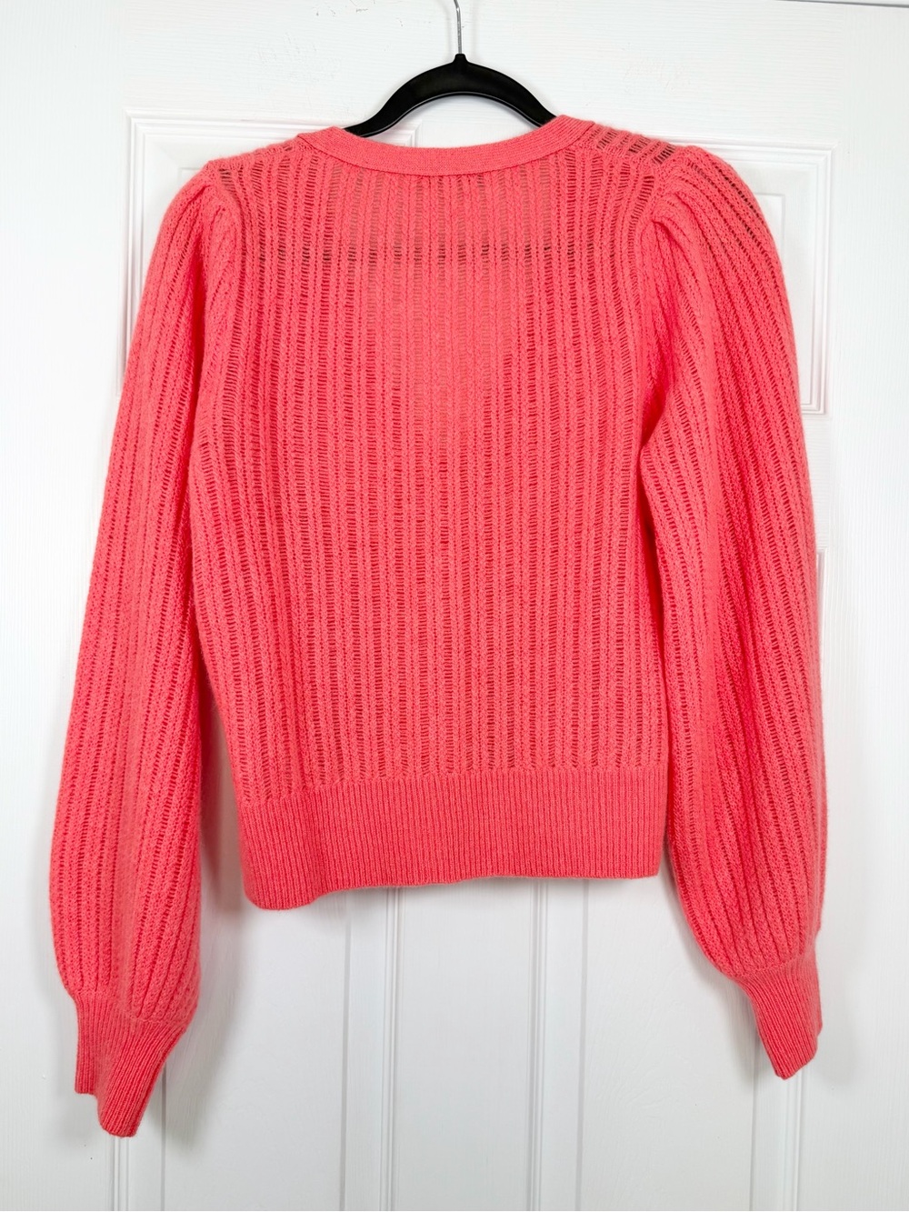 White + Warren Size M • Pink 100% Cashmere Cardigan Chic Quiet Luxury. - Picture 6 of 6